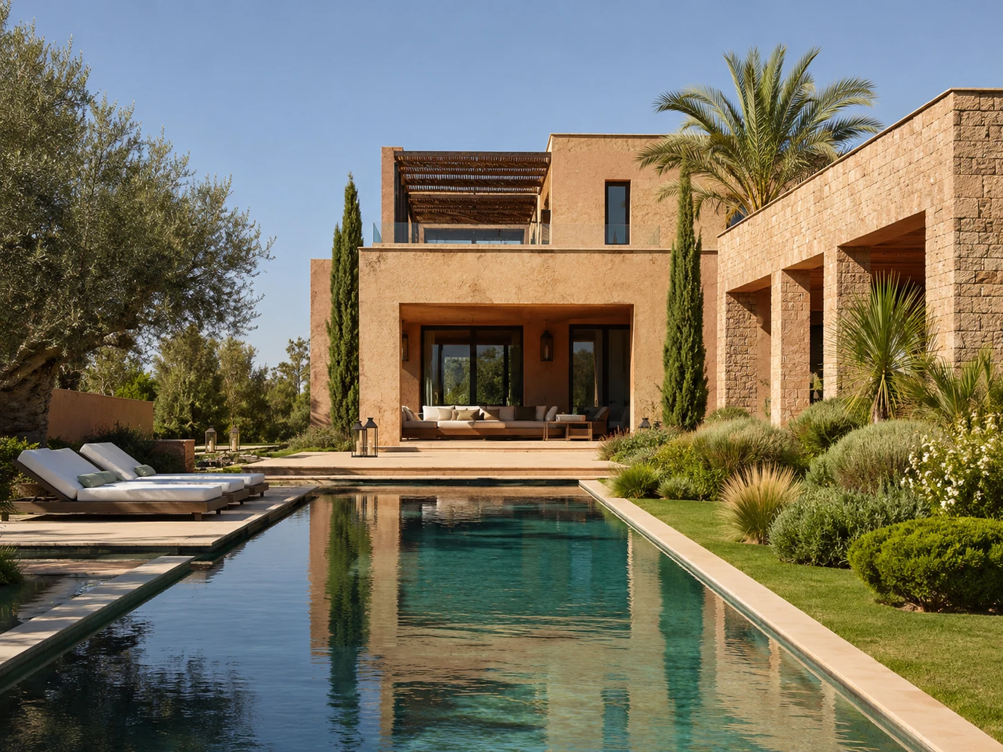 Villa avec piscine et jardin à Marrakech