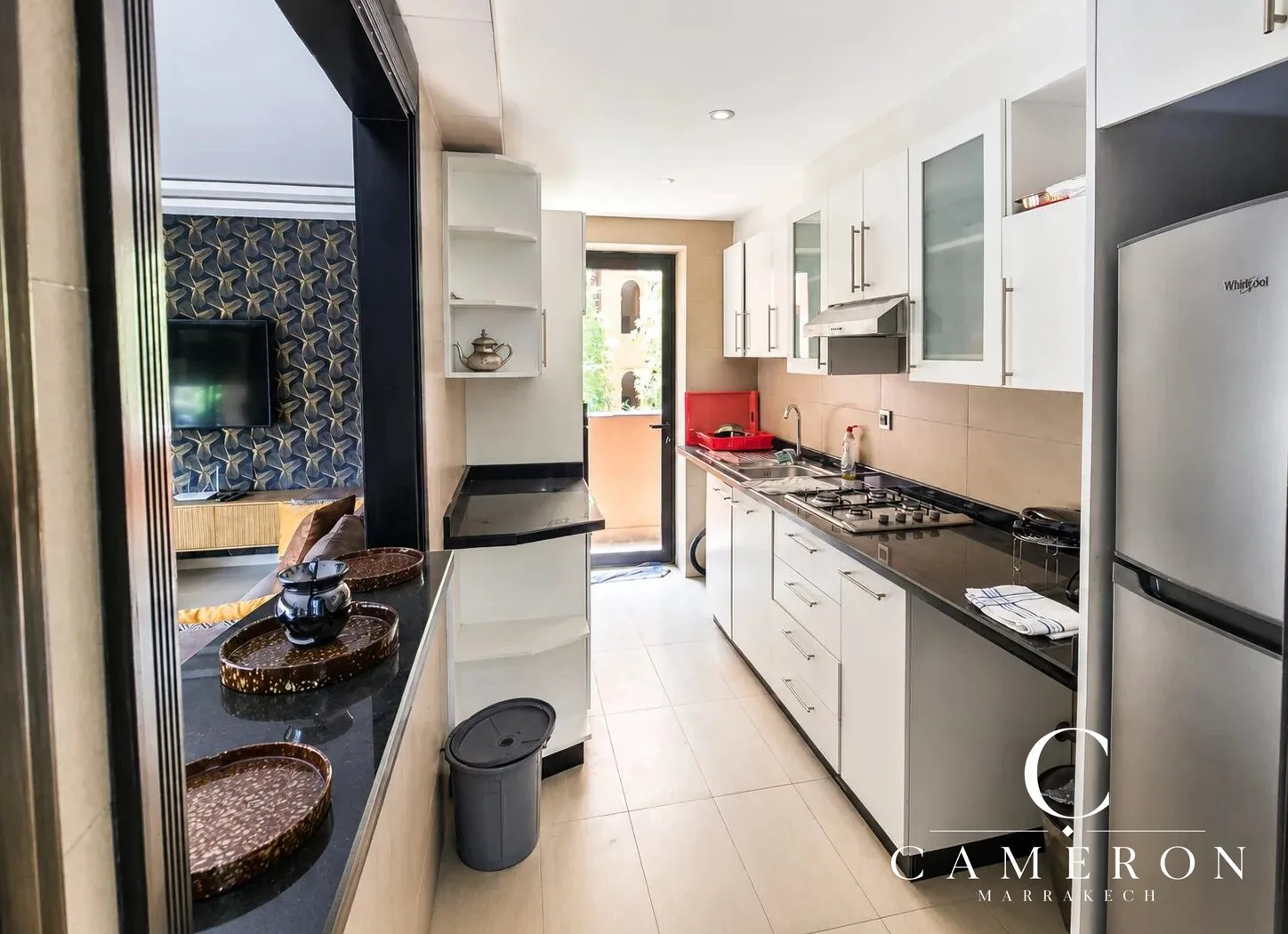 Appartement moderne avec grande terrasse et piscine sur le toit à l’Hivernage