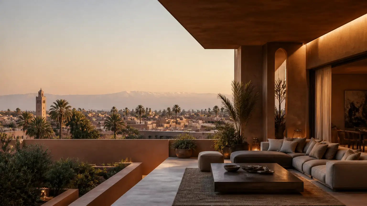 Victor Hugo & Camp El Ghoul, quartier de Marrakech