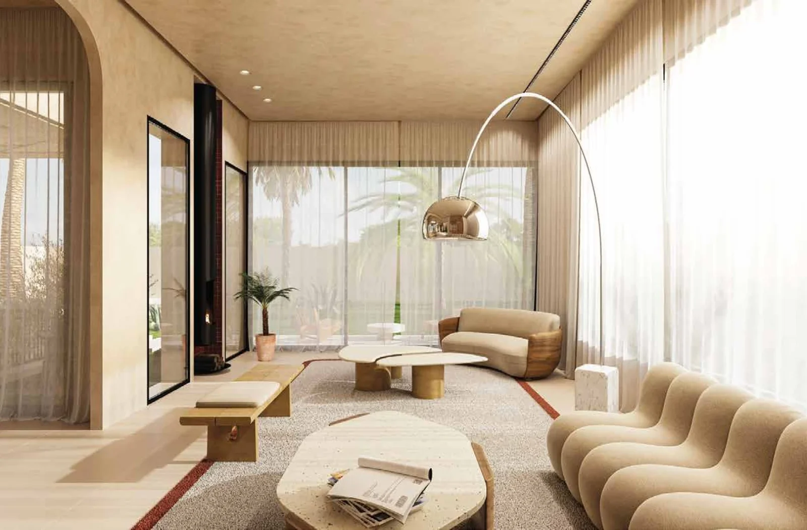 Large, new 4-bedroom villa with a swimming pool in a private estate in Marrakech