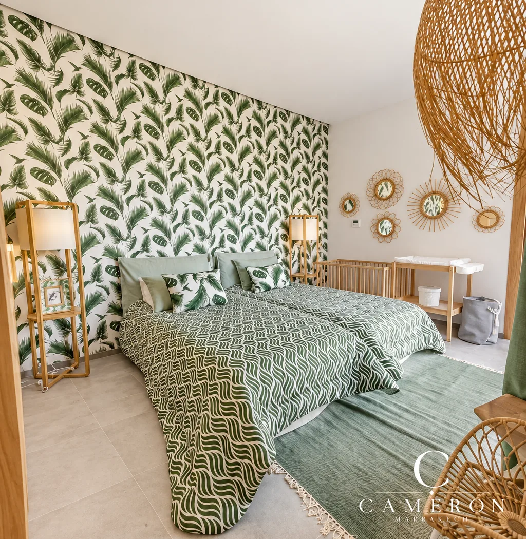 An exceptional villa set on 2,500 m² – Route de l’Ourika, Marrakech.