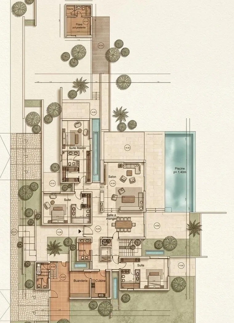 Programme neuf – Villas contemporaines sur la Route de Tahannaout à Marrakech