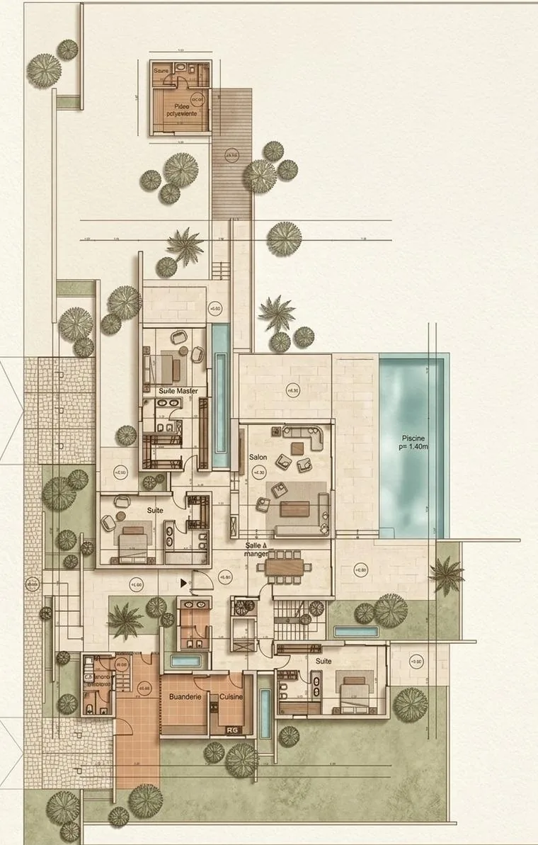 Programme neuf – Villas contemporaines sur la Route de Tahannaout à Marrakech