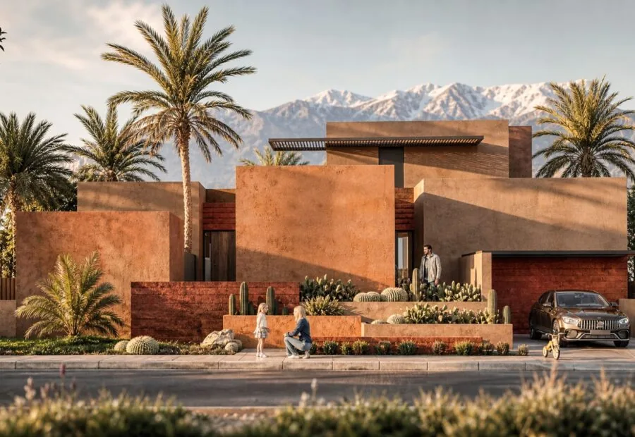 Programme neuf – Villas contemporaines sur la Route de Tahannaout à Marrakech
