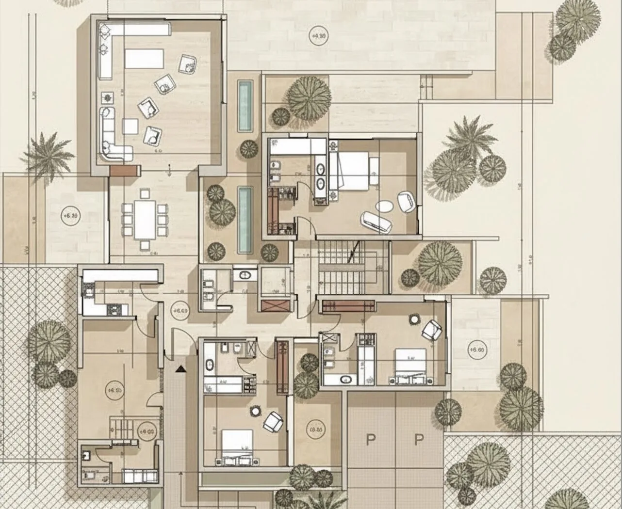 Programme neuf – Villas contemporaines sur la Route de Tahannaout à Marrakech