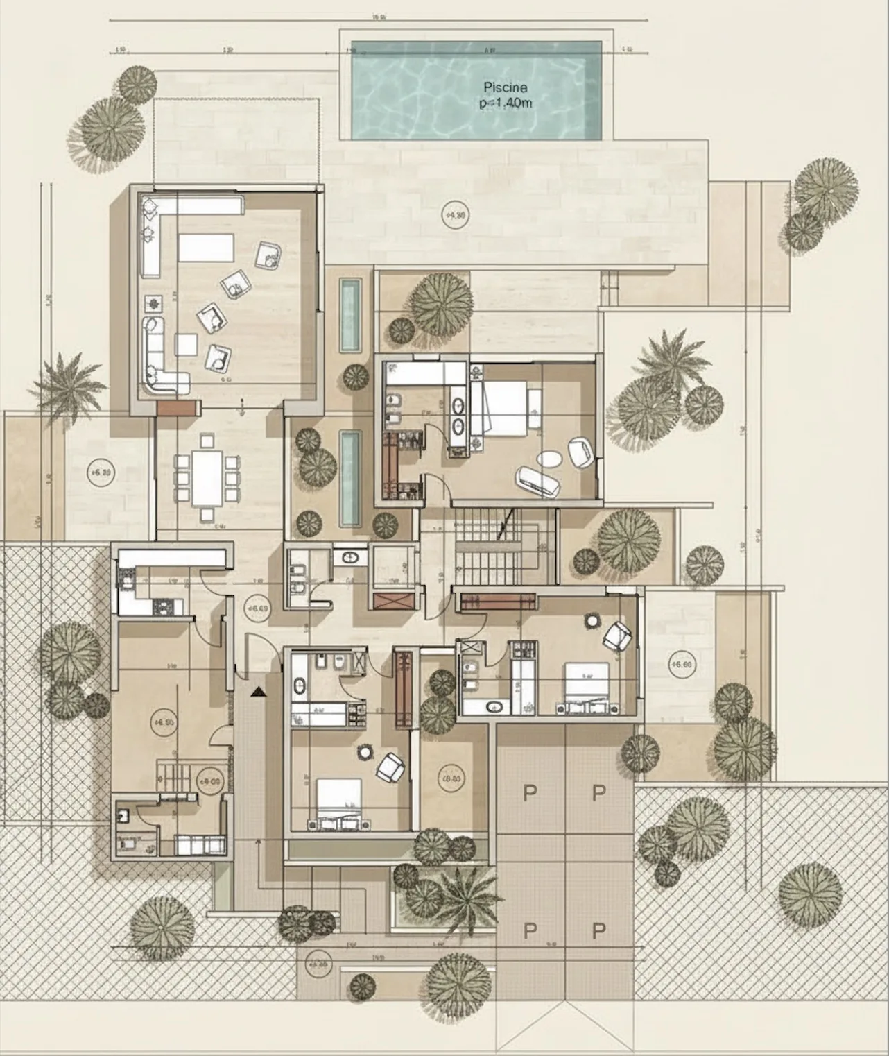 Programme neuf – Villas contemporaines sur la Route de Tahannaout à Marrakech