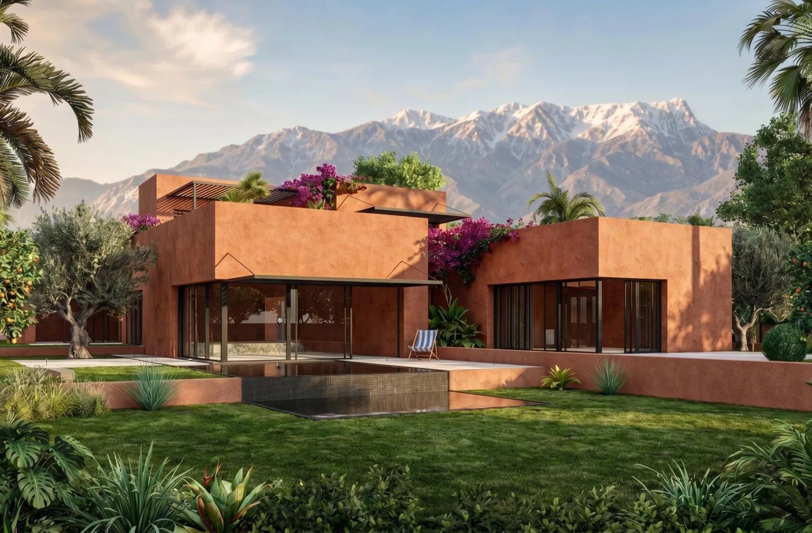 Programme neuf – Villas contemporaines sur la Route de Tahannaout à Marrakech