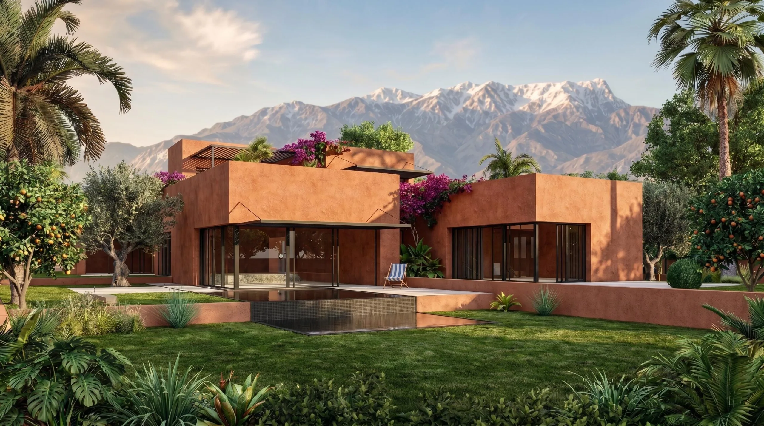 Programme neuf – Villas contemporaines sur la Route de Tahannaout à Marrakech