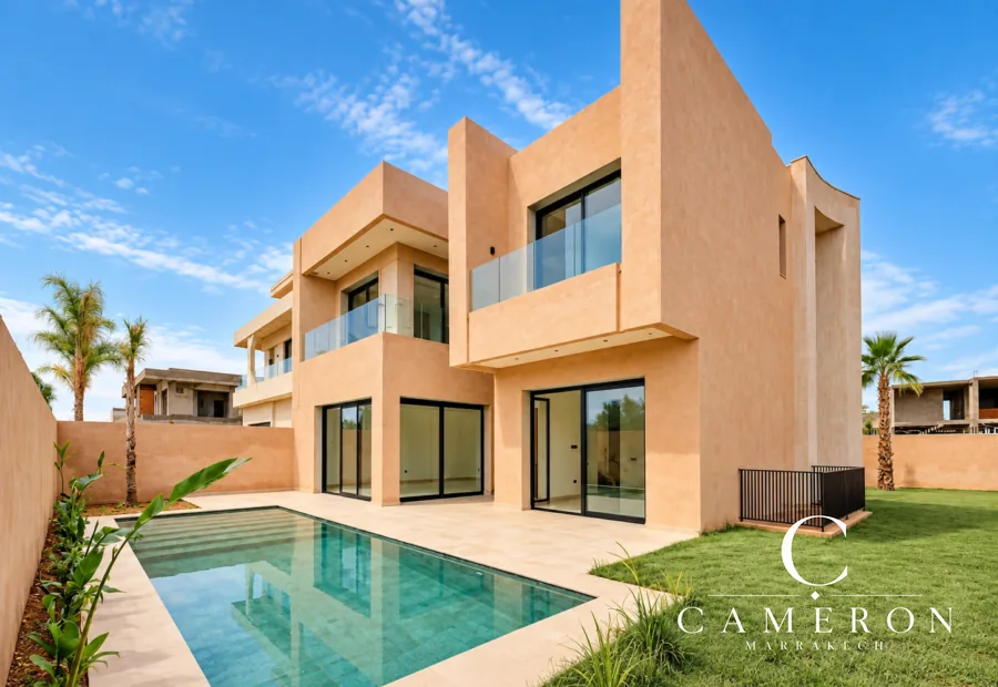 Villa neuve 5 chambres plein sud – Akenza Golf Marrakech