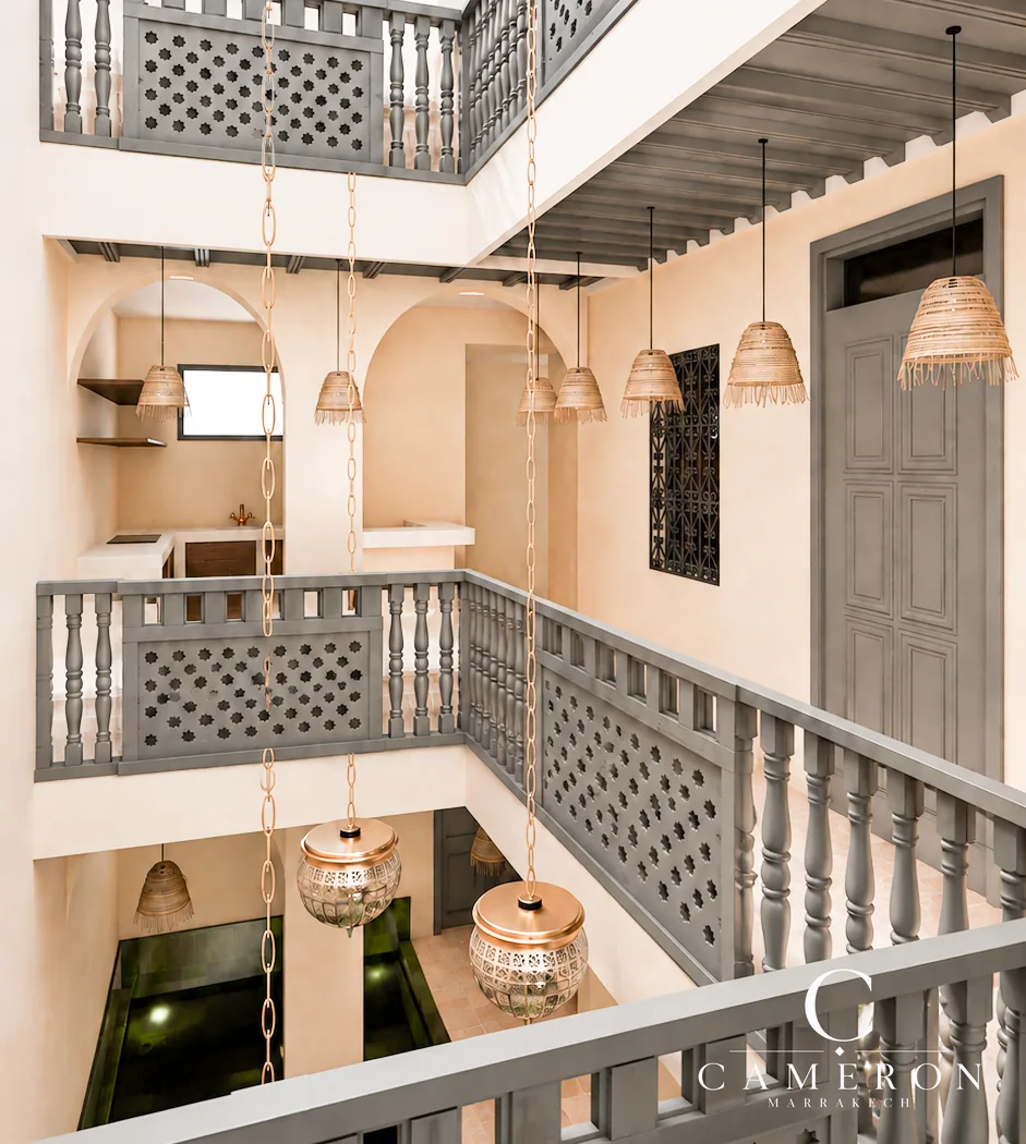 Renovated 4-bedroom riad with car access – Riad Laarousse, Marrakech