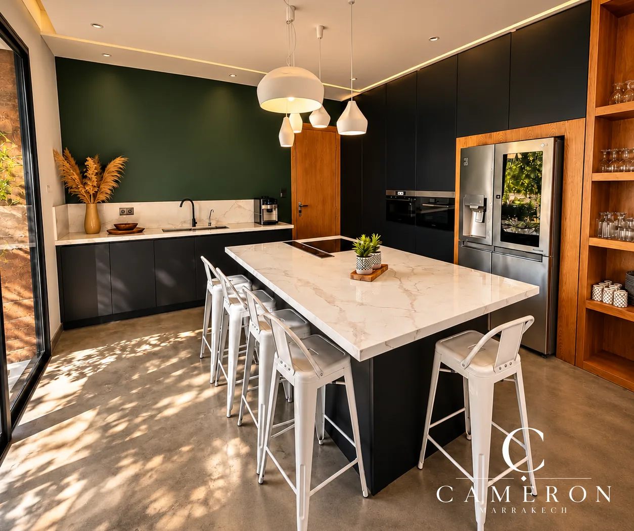 An exceptional villa set on 2,500 m² – Route de l’Ourika, Marrakech.