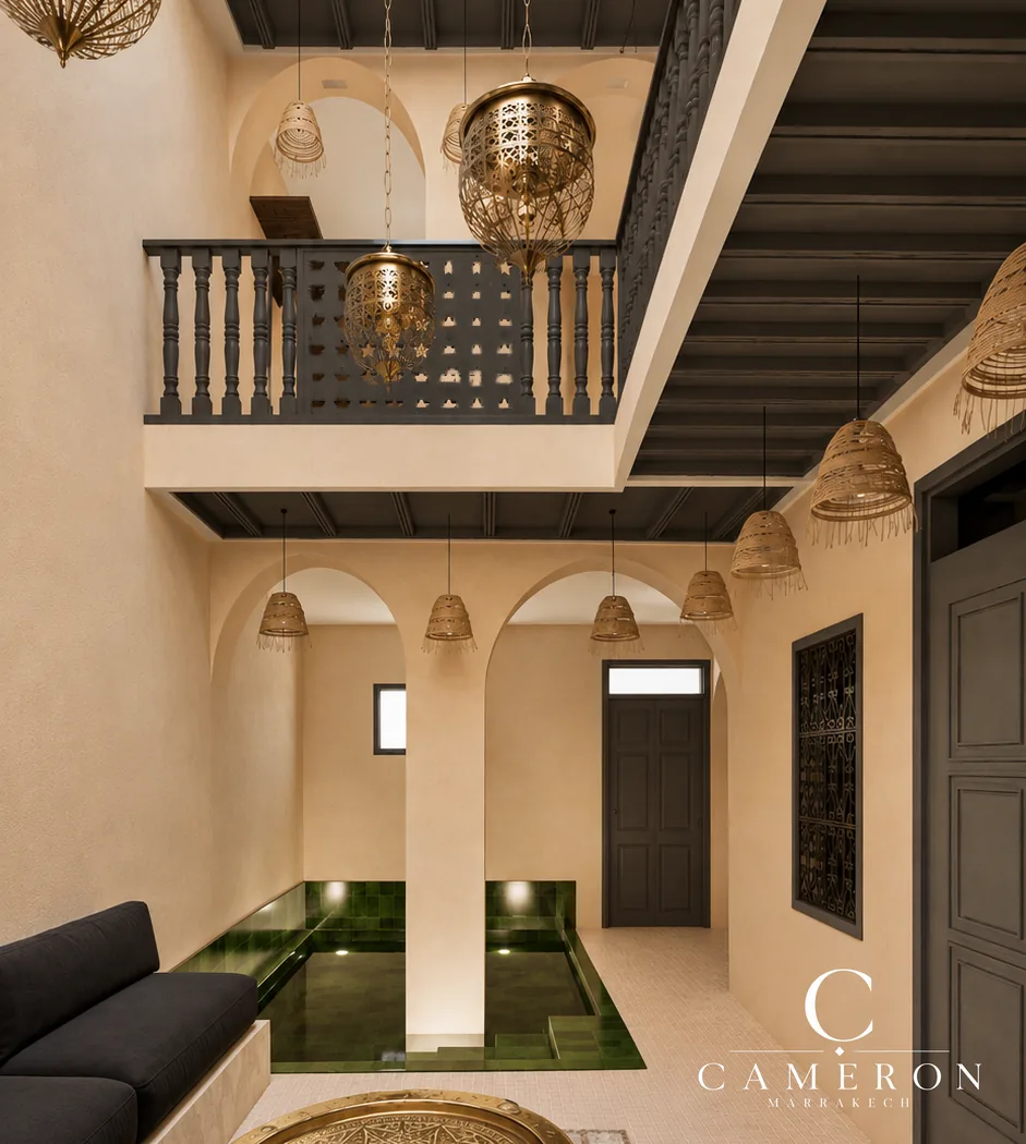 Renovated 4-bedroom riad with car access – Riad Laarousse, Marrakech