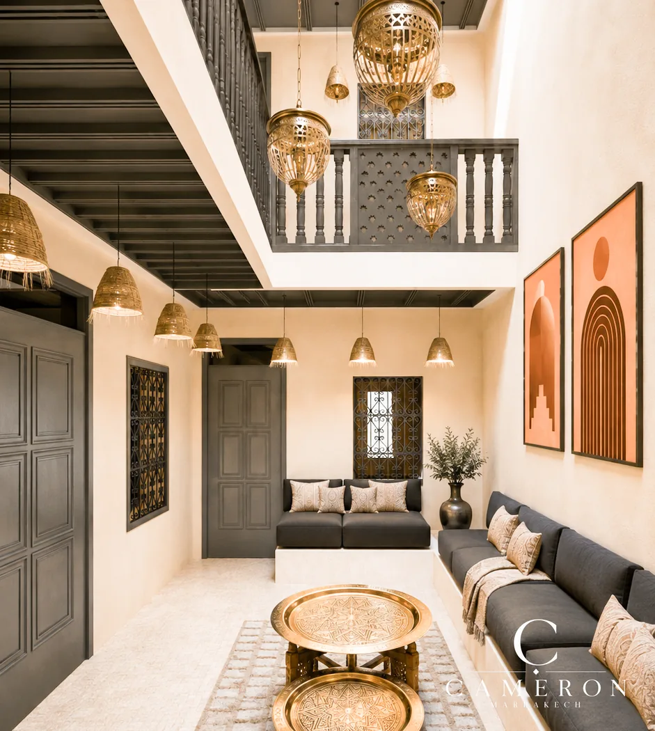 Renovated 4-bedroom riad with car access – Riad Laarousse, Marrakech