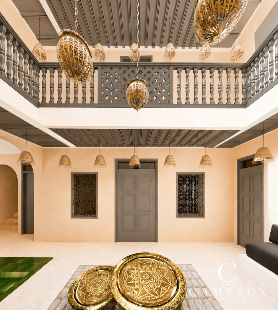 Renovated 4-bedroom riad with car access – Riad Laarousse, Marrakech
