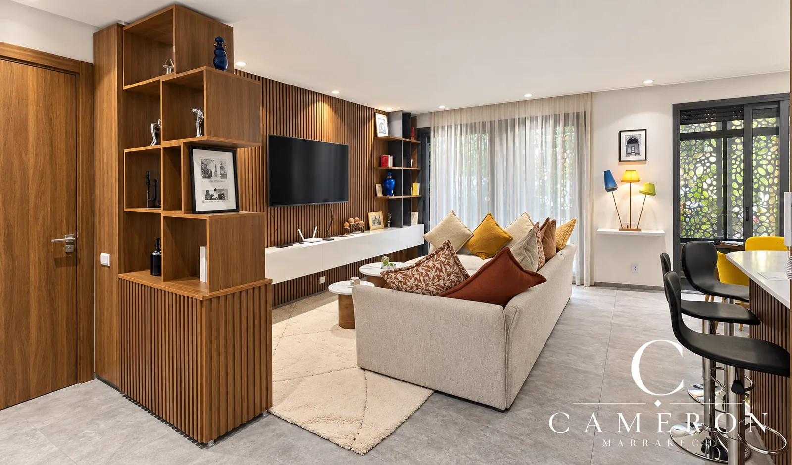 2-bedroom flat with terrace – Guéliz, right in the centre of Marrakech
