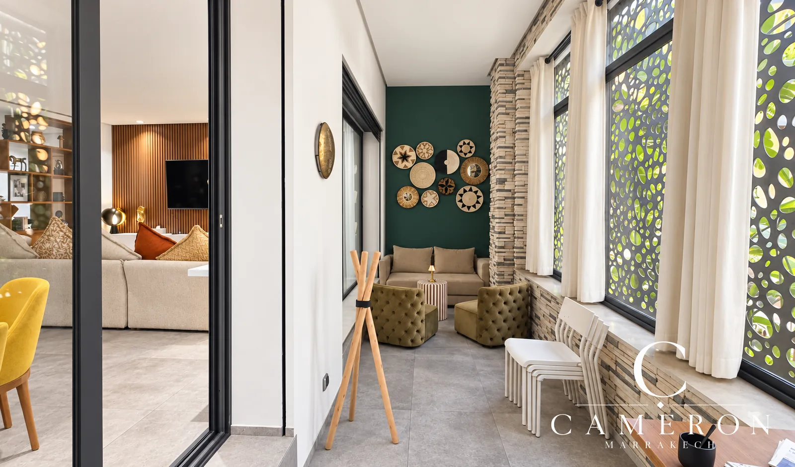 2-bedroom flat with terrace – Guéliz, right in the centre of Marrakech