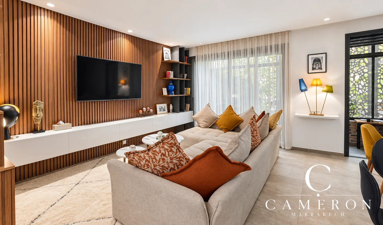 2-bedroom flat with terrace – Guéliz, right in the centre of Marrakech
