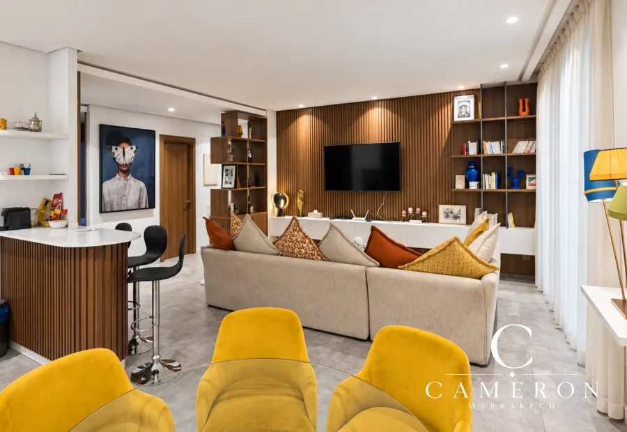 Appartement 2 chambres avec terrasse – Guéliz hypercentre Marrakech