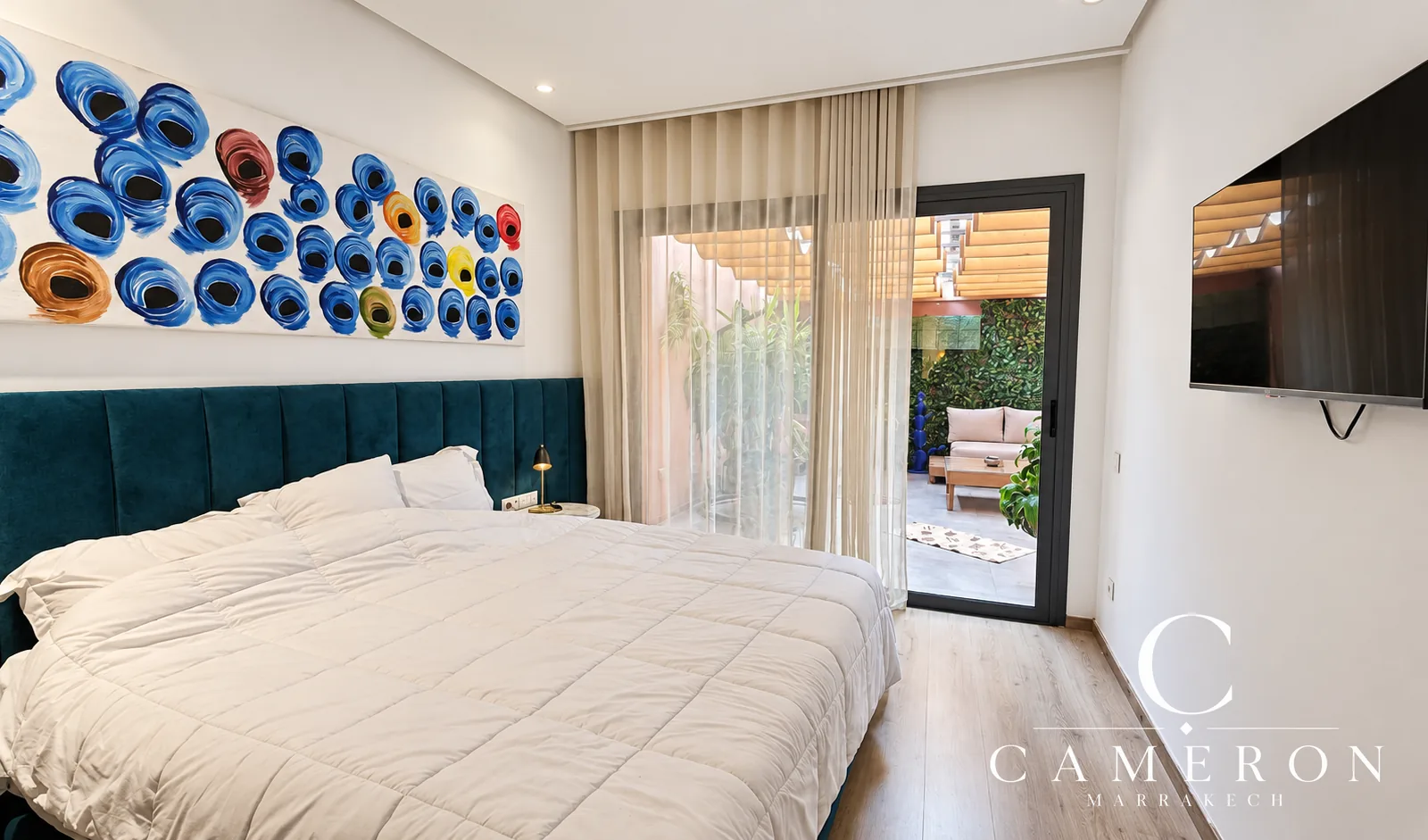 2-bedroom flat with terrace – Guéliz, right in the centre of Marrakech