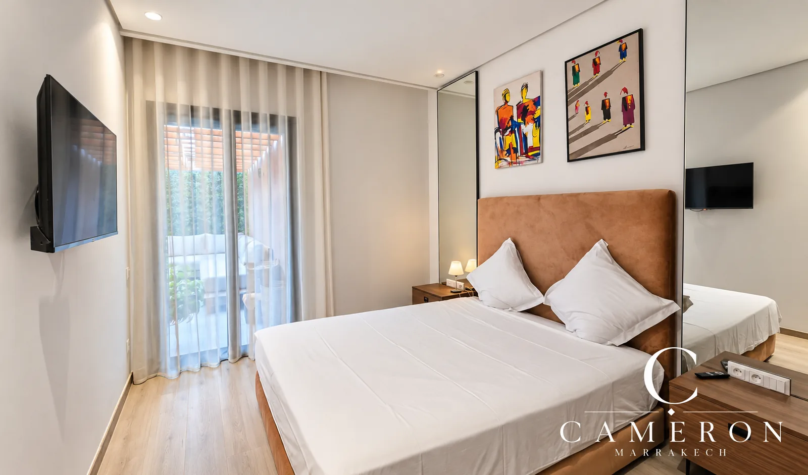 2-bedroom flat with terrace – Guéliz, right in the centre of Marrakech