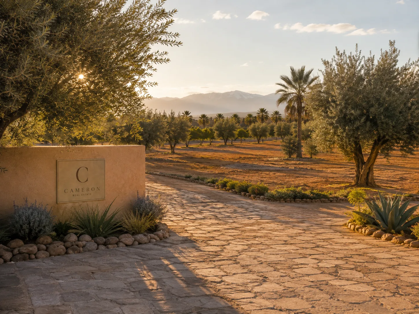 Terrain constructible de 1 hectare à vendre dans la Palmeraie de Marrakech