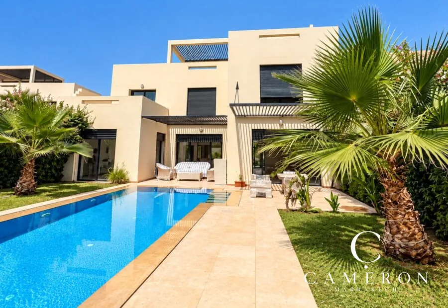 Villa 3 suites avec piscine privée et vue golf – Al Maaden, Marrakech