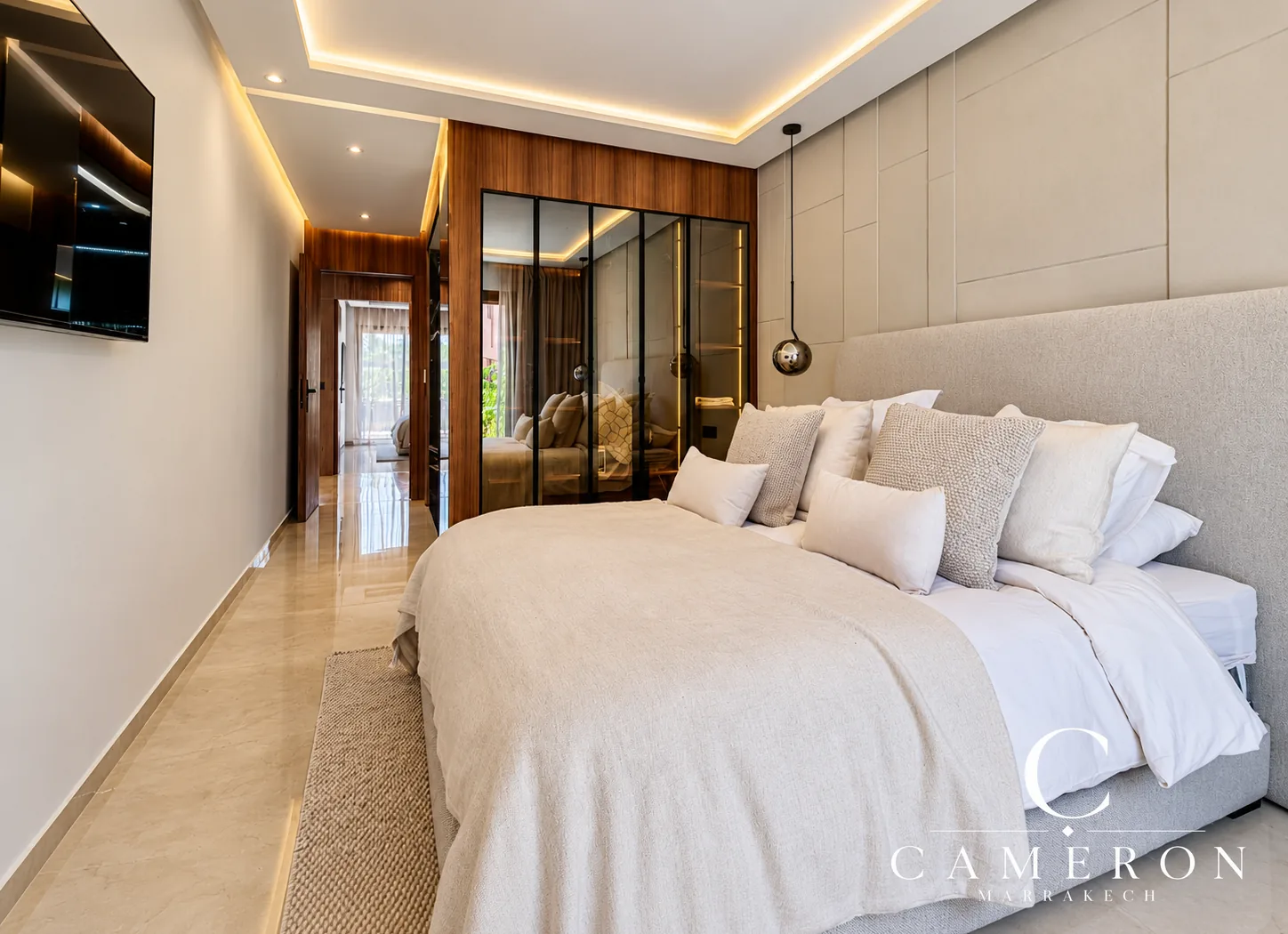 Renovated and furnished apartment with private garden – Golf Noria, Marrakech