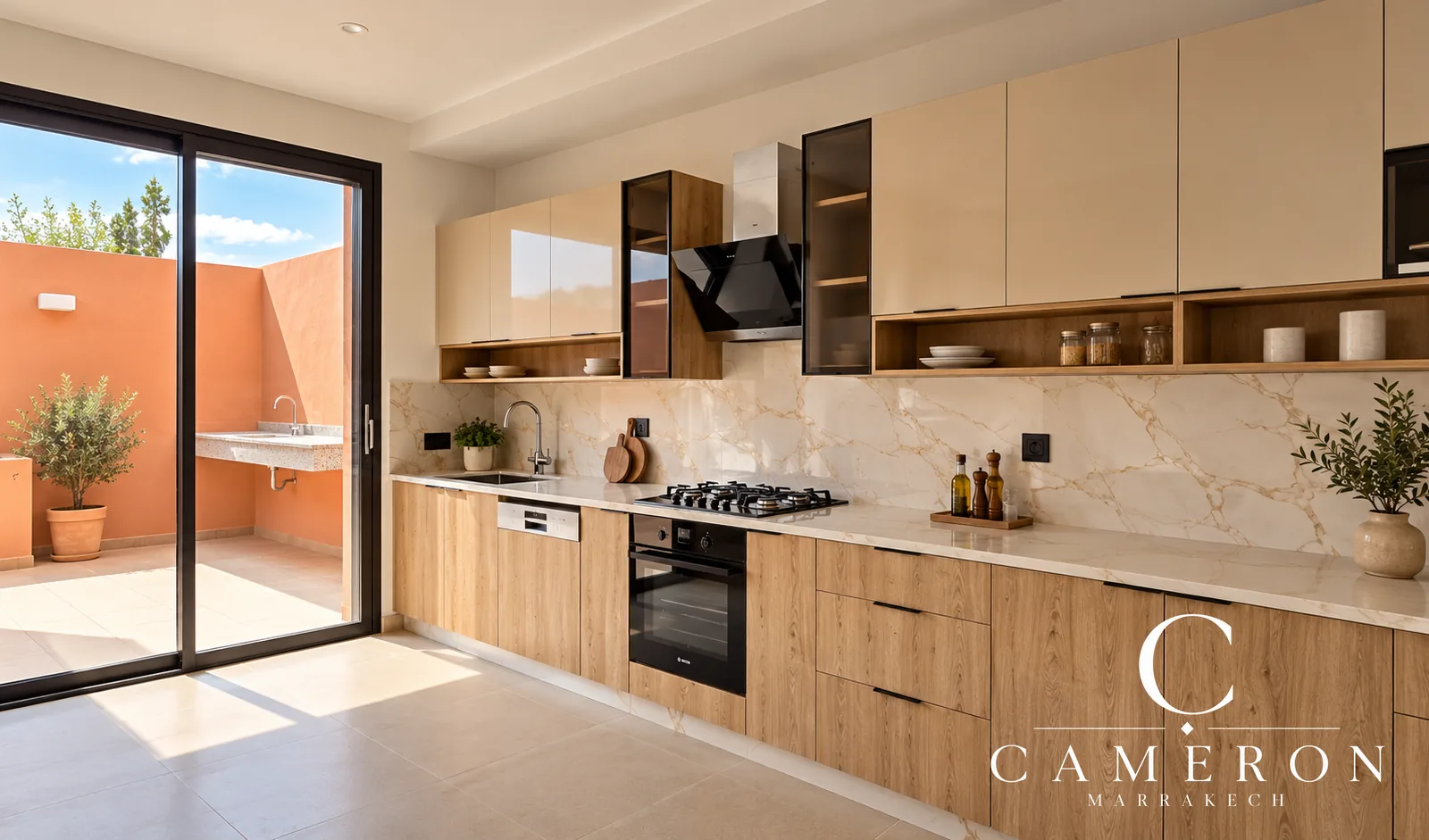 Villa 3 chambres à louer dans la Palmeraie de Marrakech – Domaine avec piscine