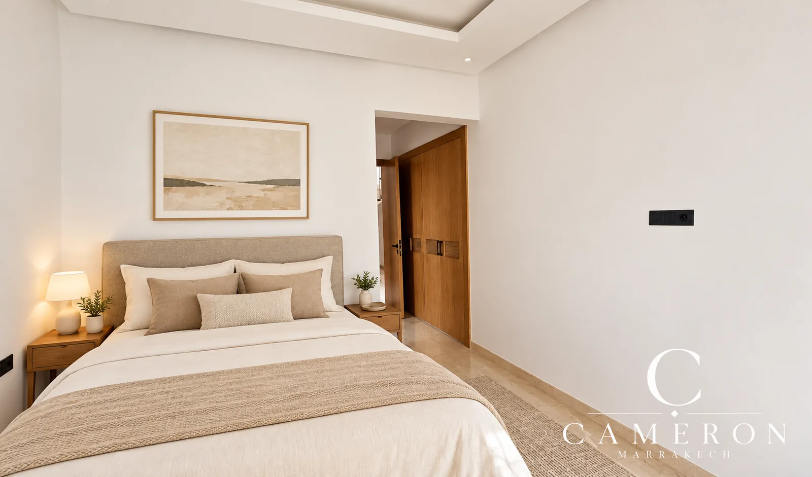 New three-sided villa with terraces in a gated estate with a swimming pool – Palmeraie, Marrakech