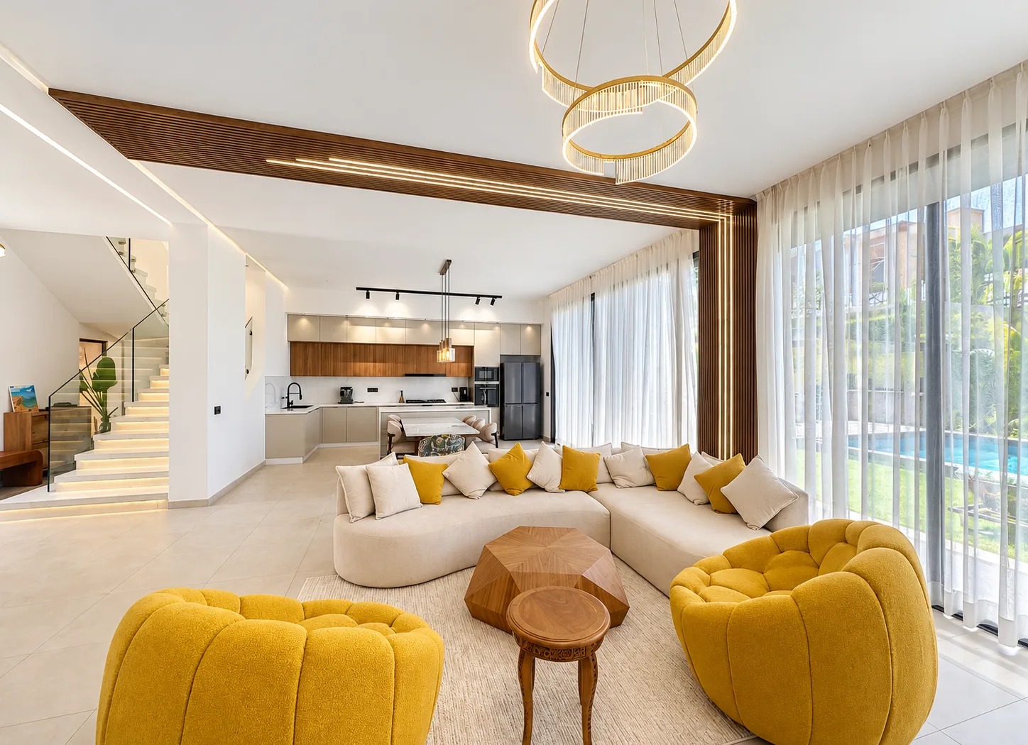 Contemporary furnished villa with 4 suites and a heated swimming pool – Akenza Golf, Marrakech