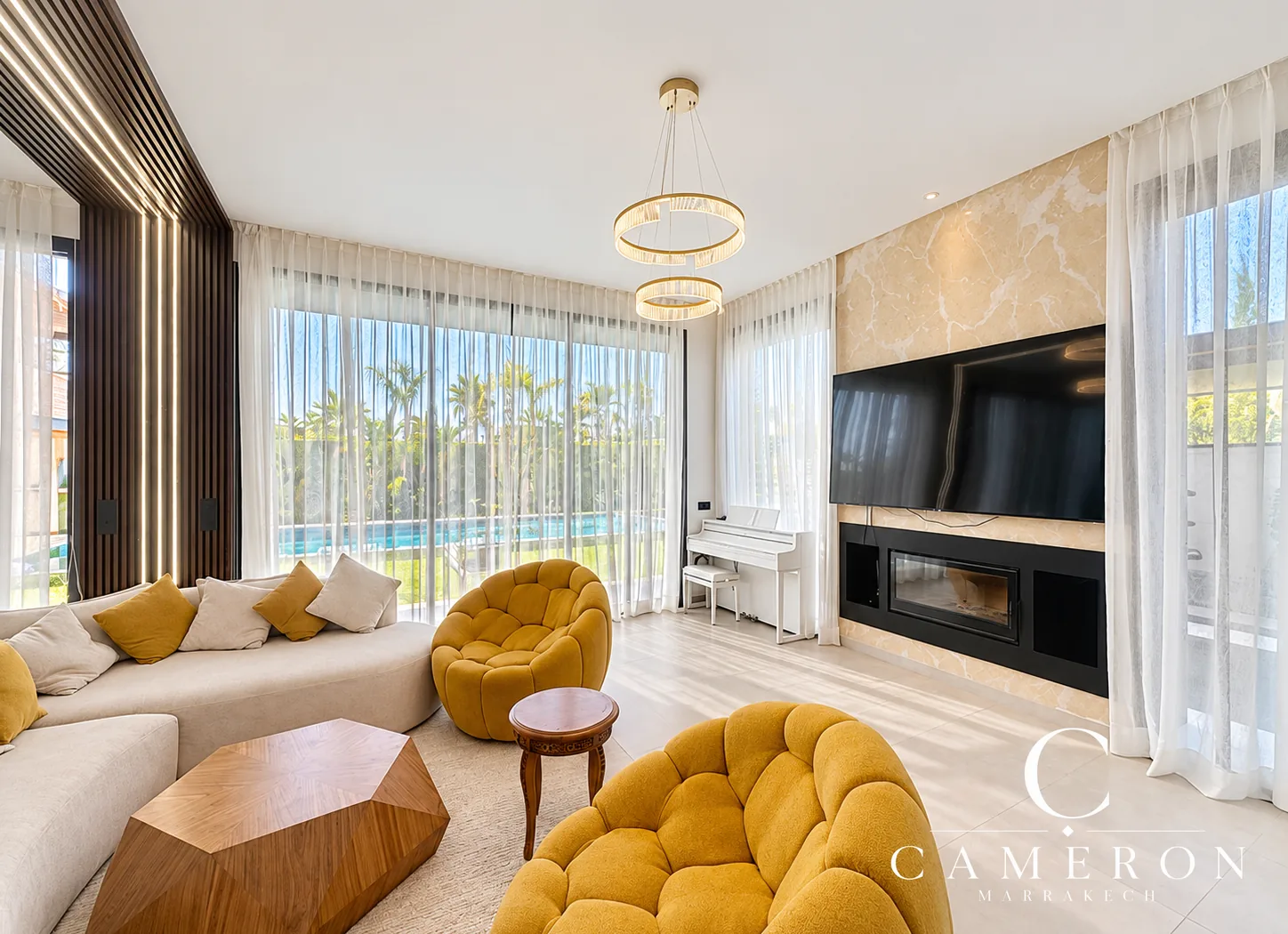 Contemporary furnished villa with 4 suites and a heated swimming pool – Akenza Golf, Marrakech