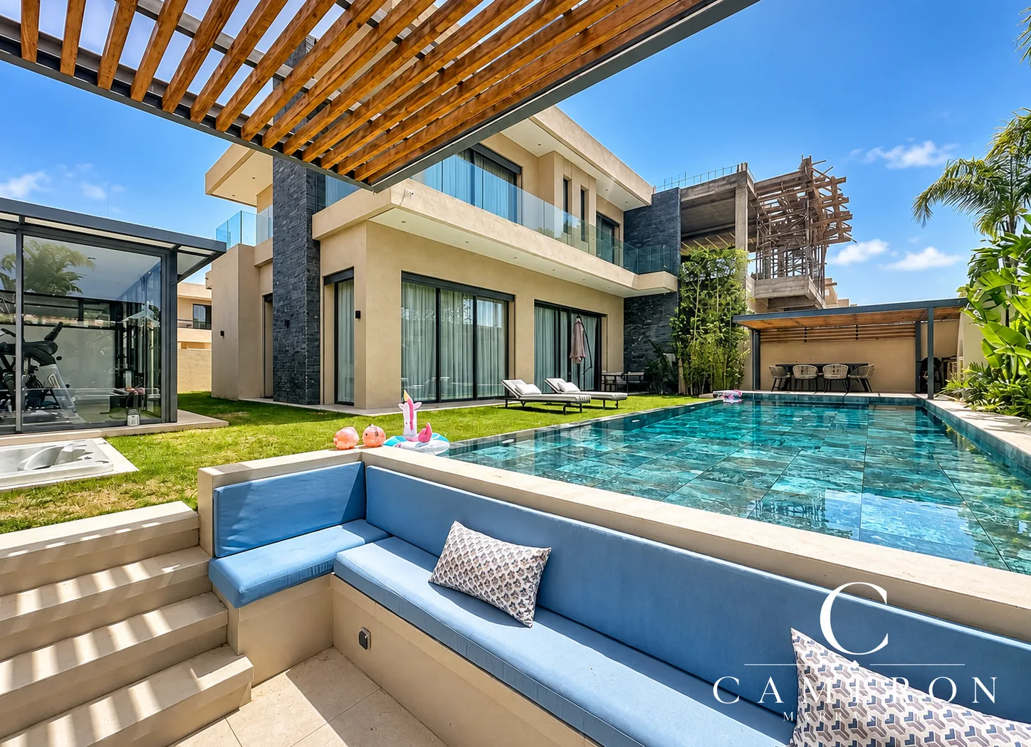 Contemporary furnished villa with 4 suites and a heated swimming pool – Akenza Golf, Marrakech