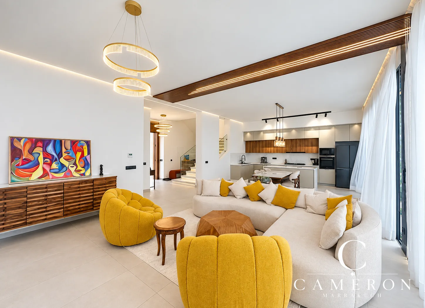 Contemporary furnished villa with 4 suites and a heated swimming pool – Akenza Golf, Marrakech