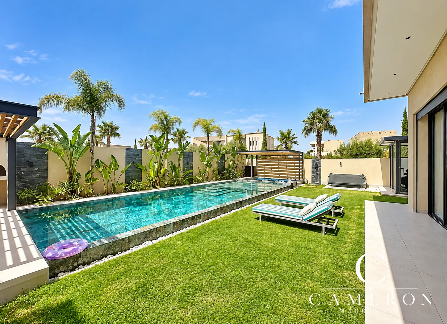 Contemporary furnished villa with 4 suites and a heated swimming pool – Akenza Golf, Marrakech
