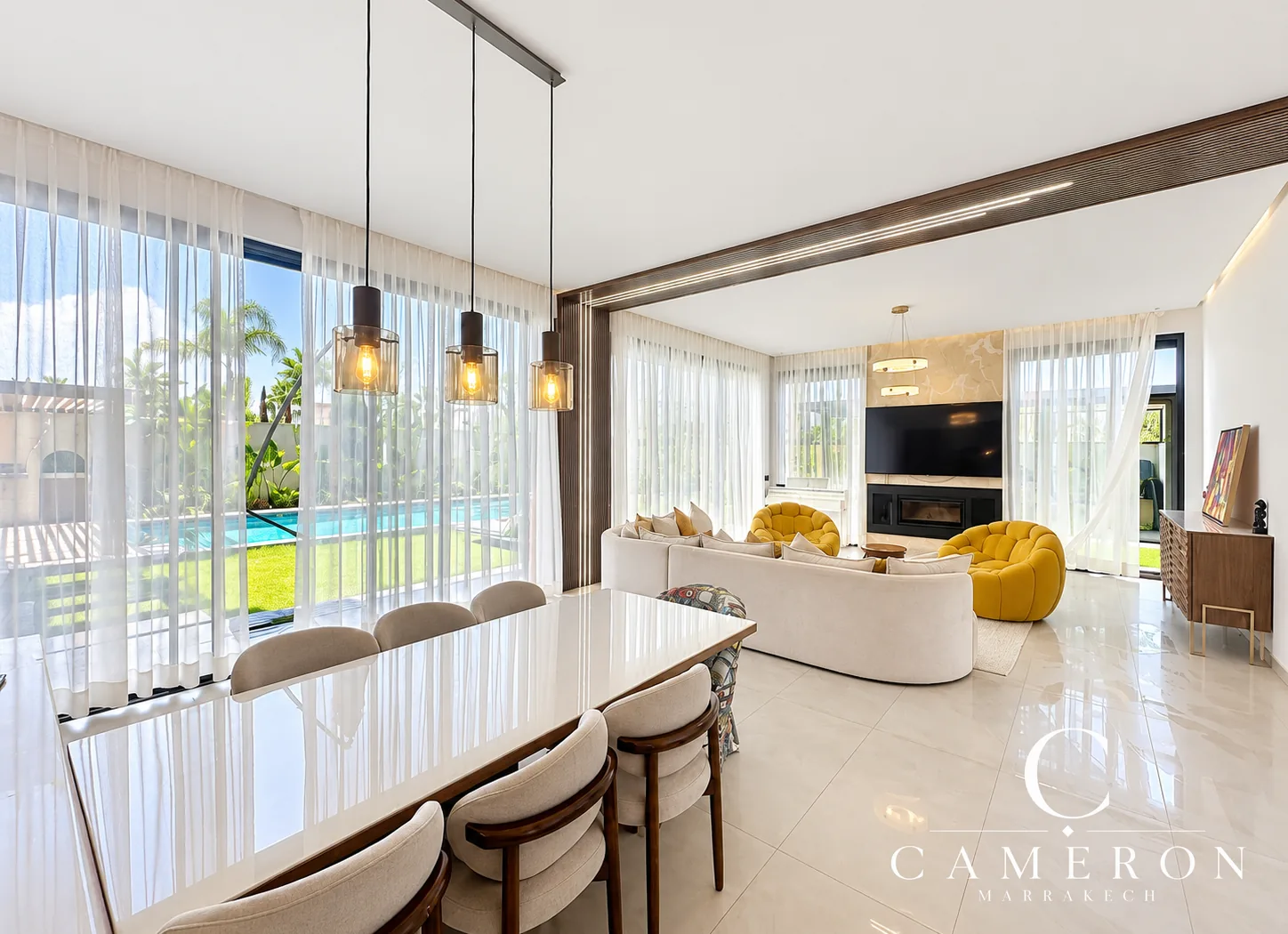 Contemporary furnished villa with 4 suites and a heated swimming pool – Akenza Golf, Marrakech