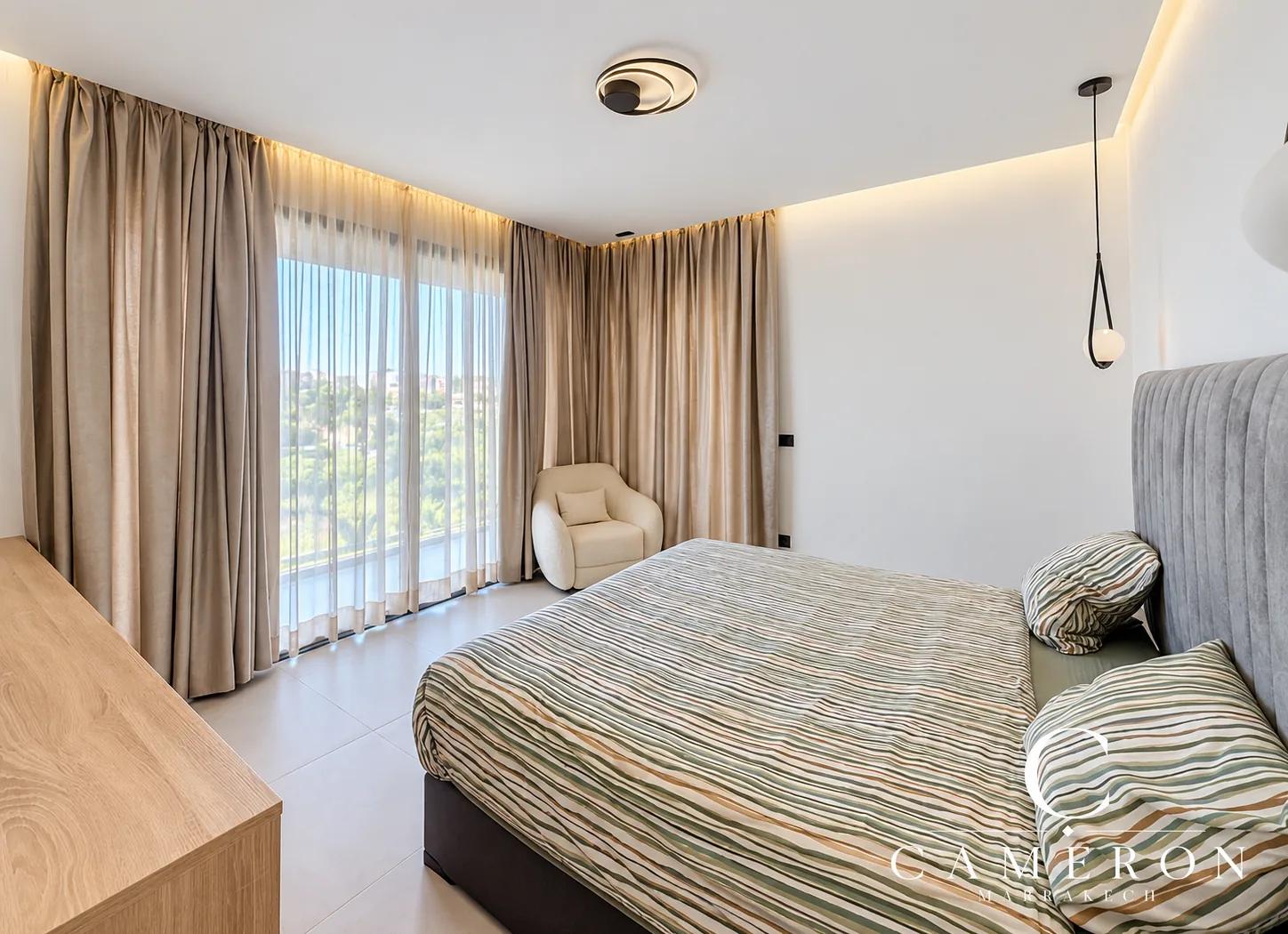 Contemporary furnished villa with 4 suites and a heated swimming pool – Akenza Golf, Marrakech