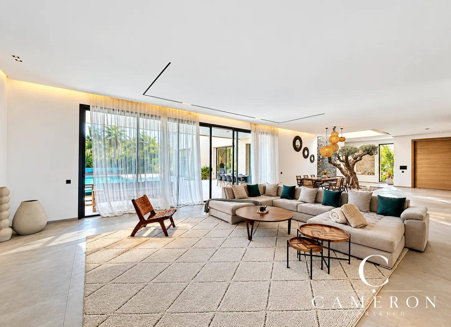 Single-storey villa with 4 suites, heated swimming pool and views of the Atlas Mountains – Route de l’Ourika, Marrakech