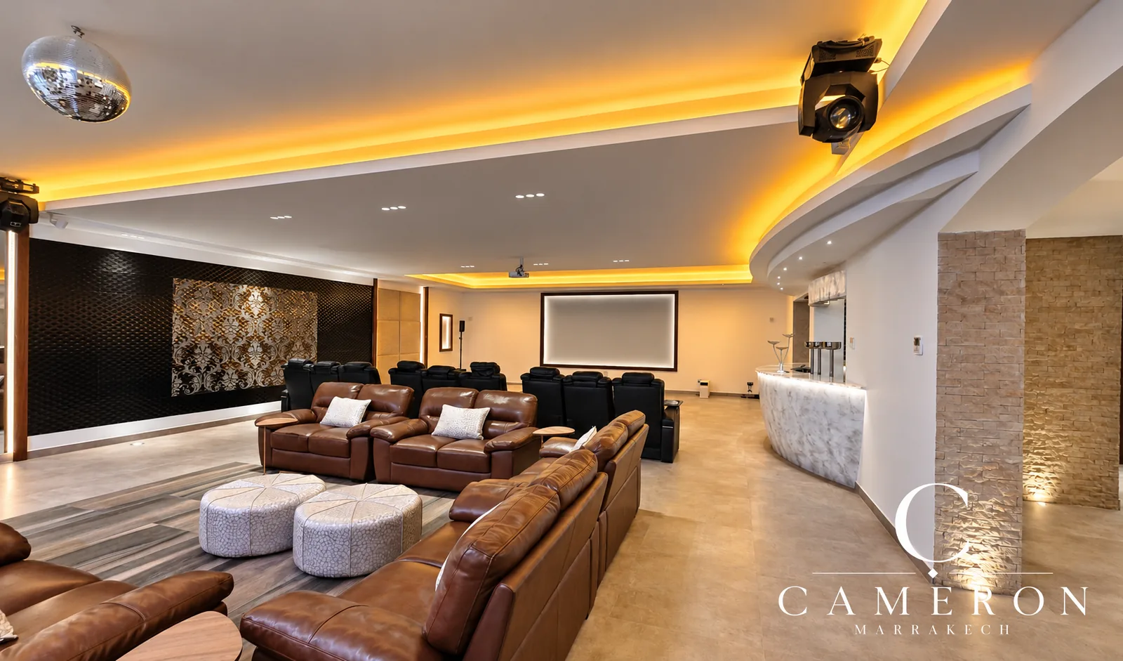 Exceptional villa overlooking the golf course with 6 suites and a private spa – Amelkis, Marrakech