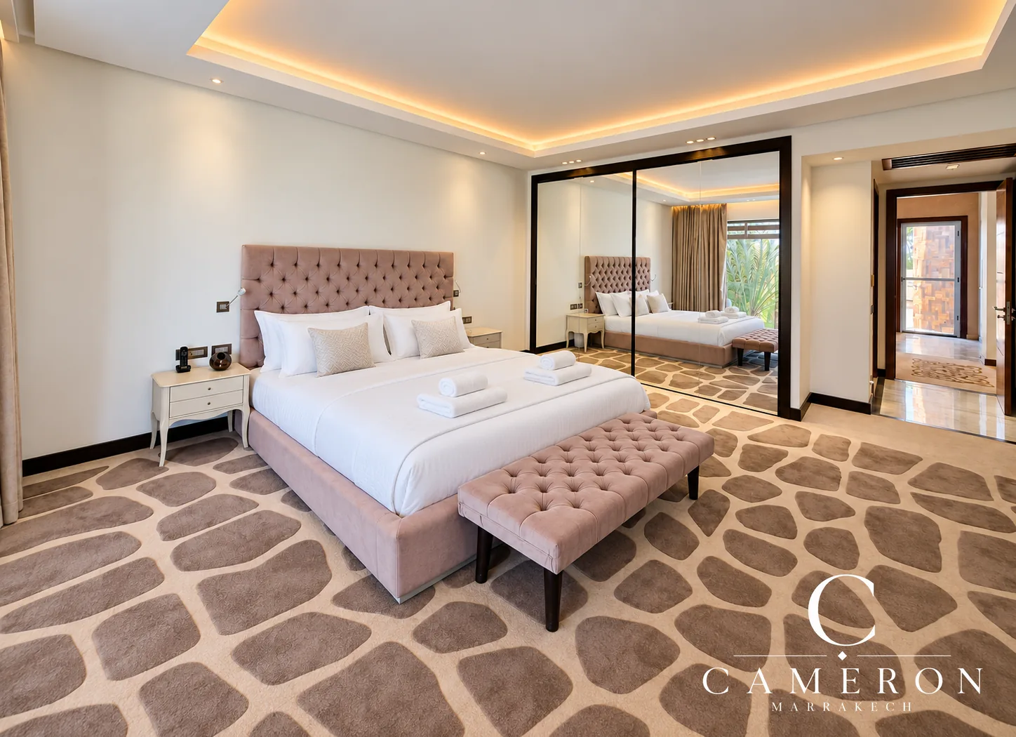 Exceptional villa overlooking the golf course with 6 suites and a private spa – Amelkis, Marrakech