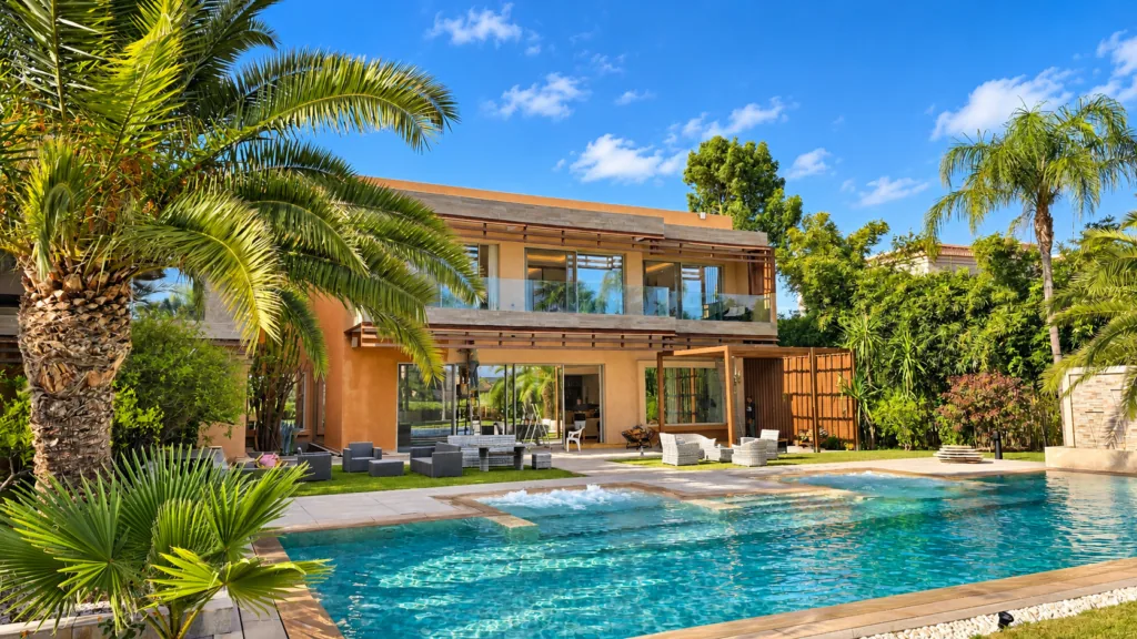 Exceptional villa overlooking the golf course with 6 suites and a private spa – Amelkis, Marrakech
