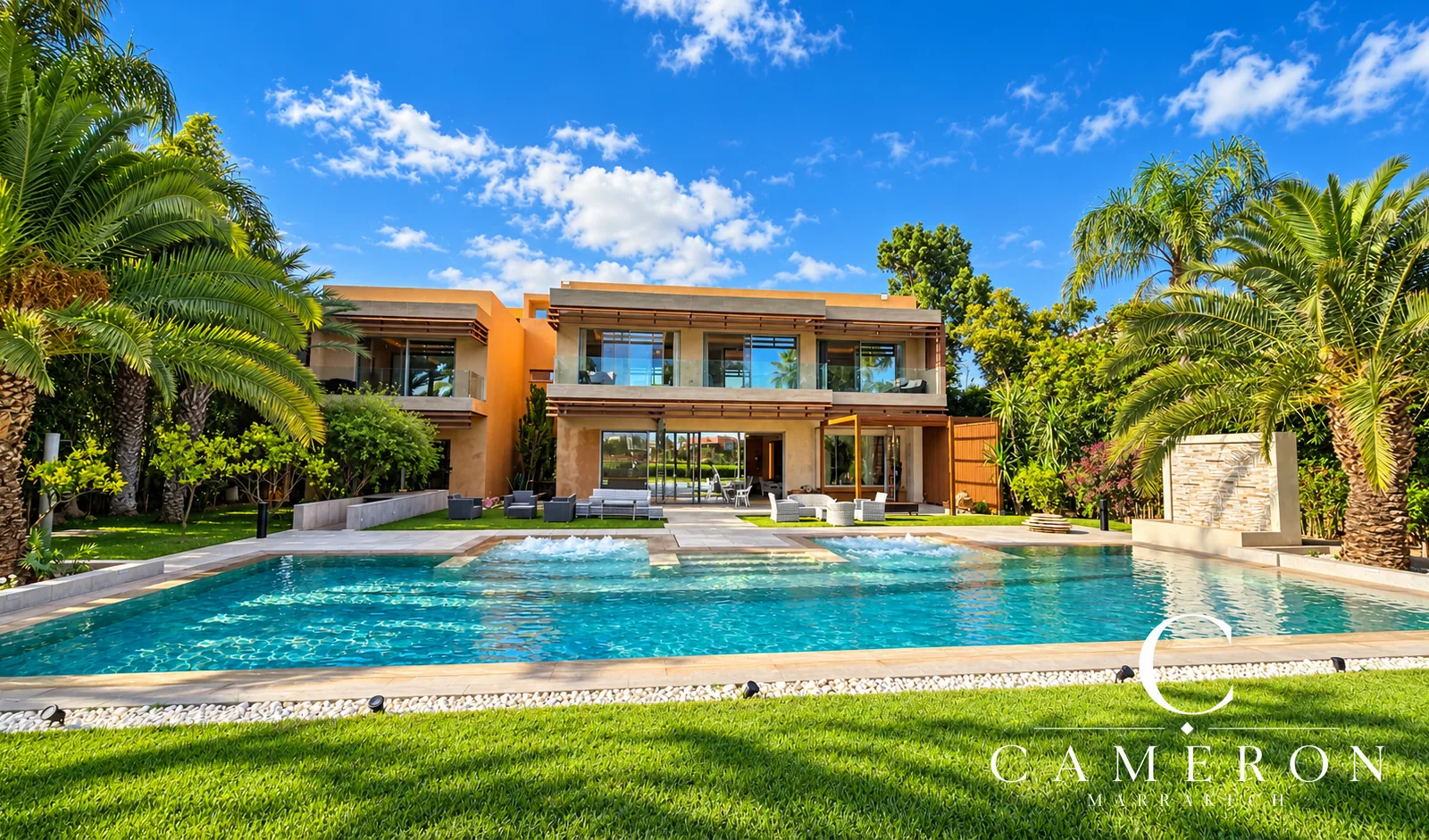 Exceptional villa overlooking the golf course with 6 suites and a private spa – Amelkis, Marrakech